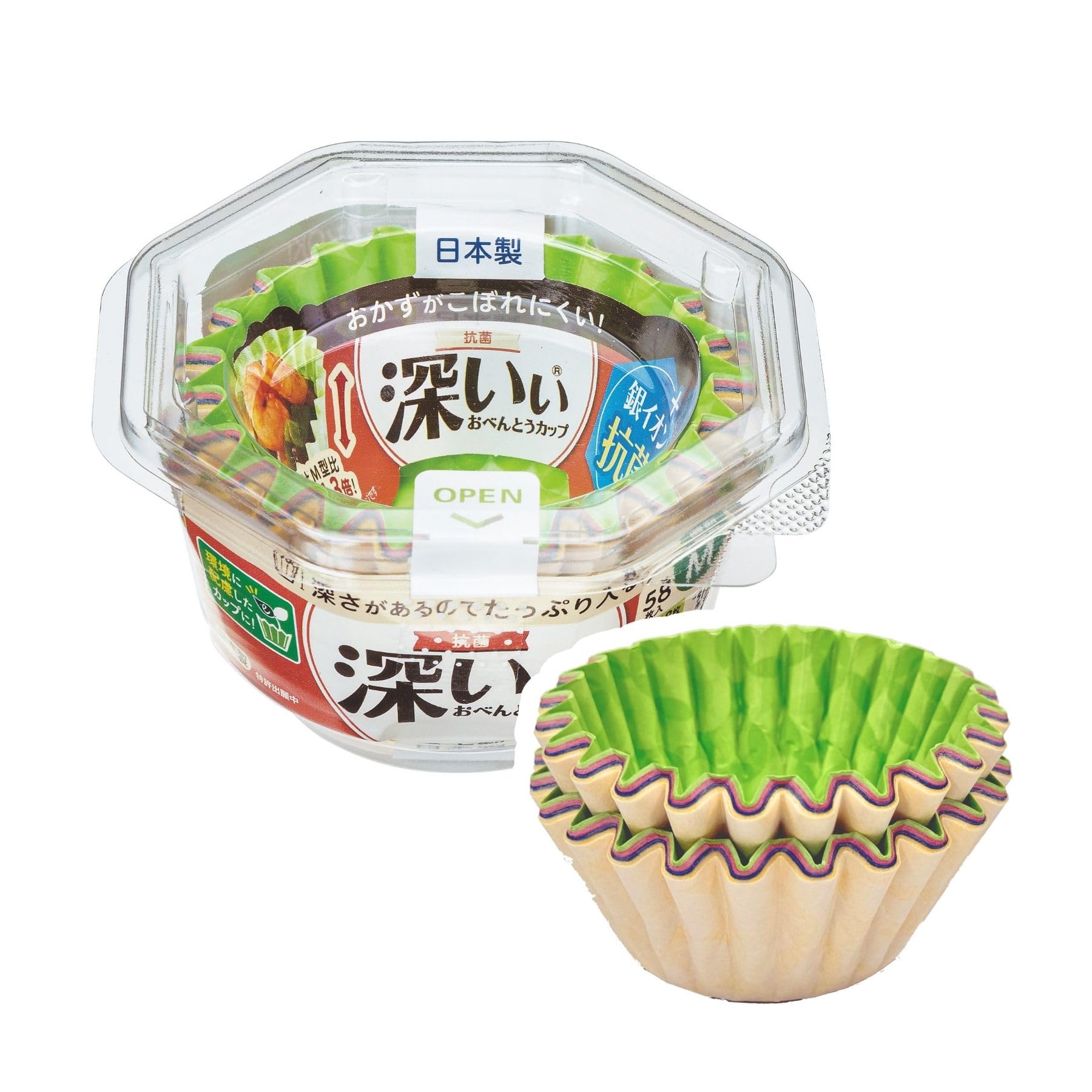 Amazon.co.jp: 東洋アルミ お弁当 おかずカップ M 58枚入 深型